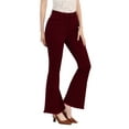thumbnail image 3 of Allegra K Women's Vintage Long Pants Classic High Waist Denim Bell Bottoms Jeans, 3 of 6