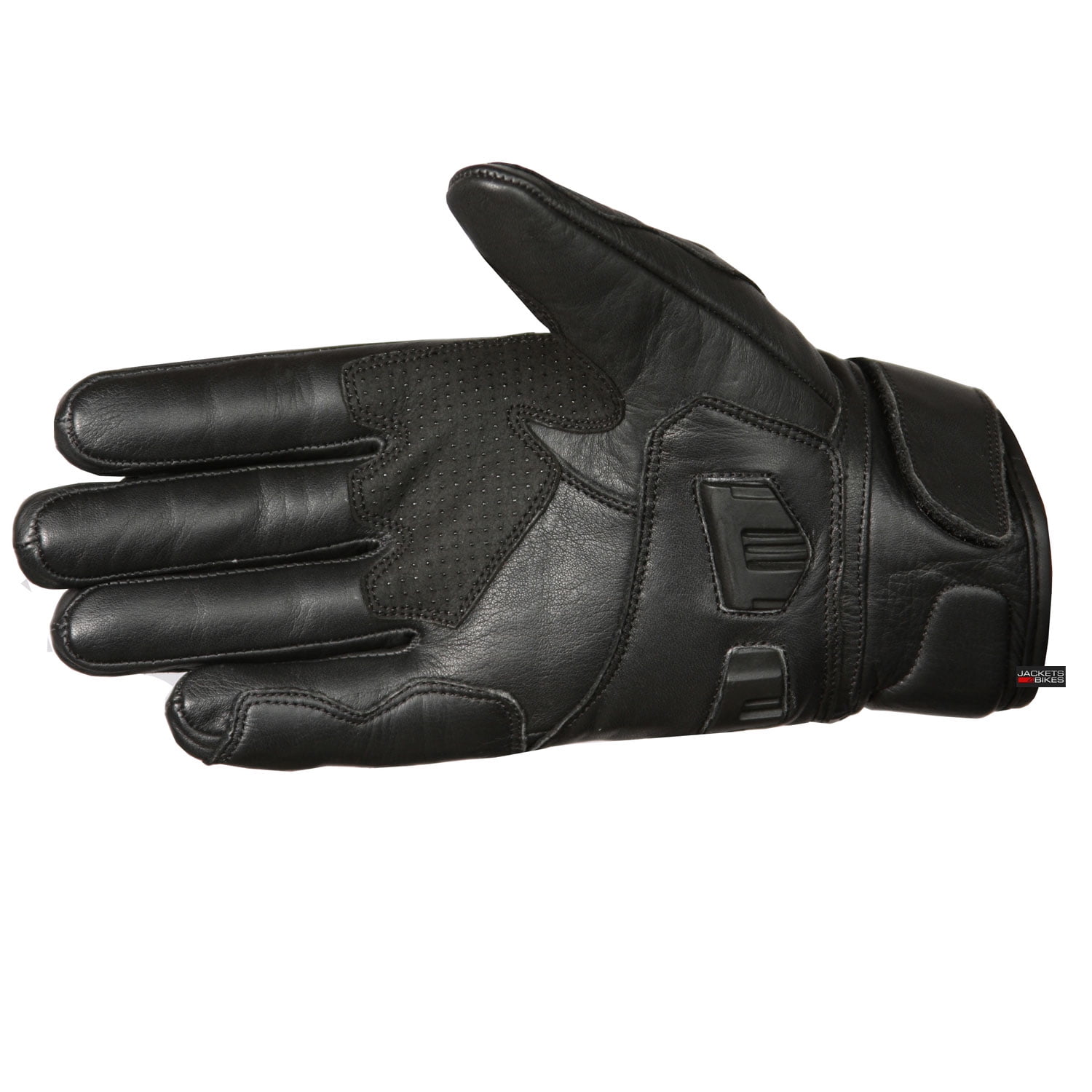 Men's Premium Cowhide Leather Motorcycle Gloves Cruising Riding Street Racing ATV Dirt Bike Motocross Palm Sliders Knuckle Armor Protected Powersports Biker Gear Glove Black M