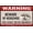Warning Sign 6, variant on Retro Metal Tin Danger Flux Capacitor Delorean Bttf Sign - 12×8 Inches, Exterior Home Cave Garage Bar Wall Decor