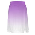 thumbnail image 4 of WEAIXIMIUNG Sweat-Shirt Graphique pour Femmes avec Capuche, Dégradé Imprimé Décontracté de Noël, Col Rond Ample, Manches Longues, 4 of 4