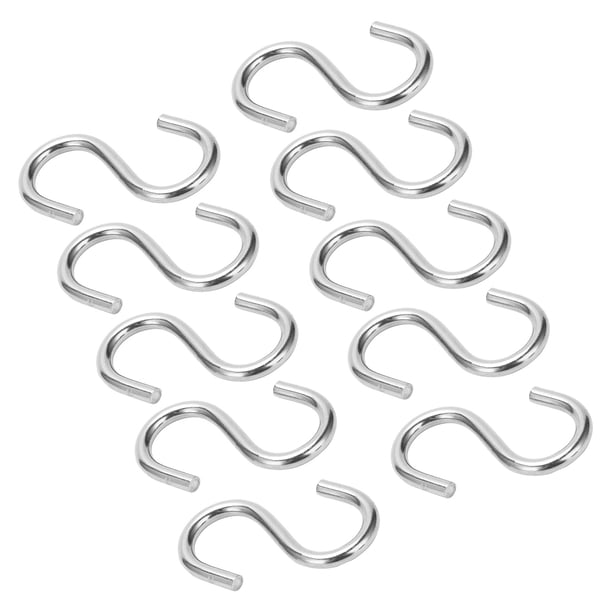 Ganchos S, Práctica Capacidad De Carga De 12 Kg, 10 Piezas, Soporte Colgante Estable Para Toalla De Llave M4