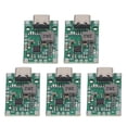 thumbnail image 1 of Module d'Amplification de Batterie, Type C Batterie de Charge Boost Board 5PCS Fonction d'Équilibre Haute Efficacité Excellent PCB pour les Cellules au Lithium 2-3S, 1 of 8