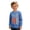 Blue, variant on Boys USA 250 Years Long Sleeve Shirt, Patriotic American Flag Graphic Tee, 4th of July Casual Crewneck Top for Kids Youth