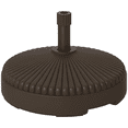 thumbnail image 1 of Outsunny Base Ronde pour Parasol de Patio, Support de Parasol, Rempli de Sable/eau, Brun, 1 of 10