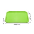 thumbnail image 2 of Bandejas de Plástico para Comida Rápida A Granel Bandejas de Servicio Rectangulares de 10 X 14 para Cafetería Restaurante Fiestas y Cocina (Verde), 2 of 6