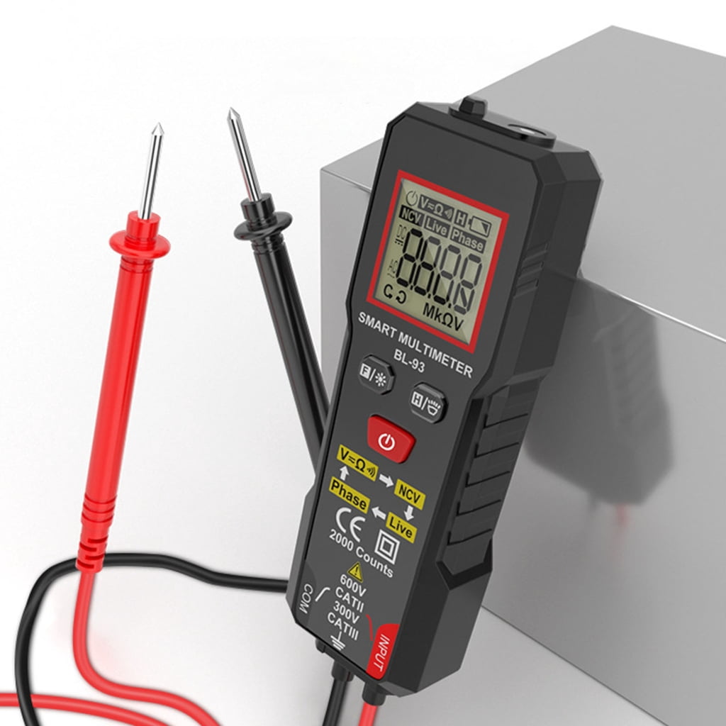 Portable Digital Multimeter Featuring Overload Protected and Low Battery Alerts