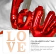 thumbnail image 3 of 4pcs Wooden Letters LOVE Wall Decor DIY Unfinished Letter Crafts Alphabet Sign Cutouts, 3 of 9
