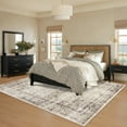 thumbnail image 2 of Hasoo 5' x 7' Area Rug for Living Room Boho Vintage Rug Non Slip Throw Rugs Floral Bedroom Rug, Camel, 2 of 7