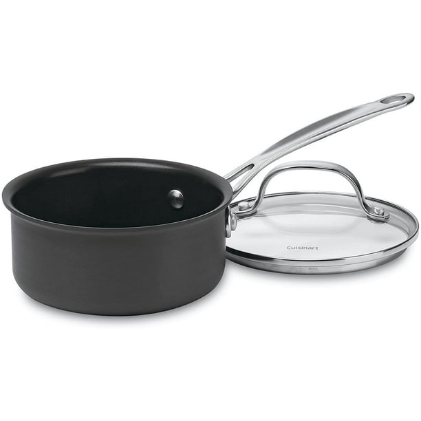 Cacerola Cuisinart Chef's Classic antiadherente de 1 litro con tapa