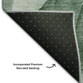 thumbnail image 3 of Addison Rugs Mayfield Washable Transitional Watercolors Green Rectangle Rug, 8' x 10', 3 of 6