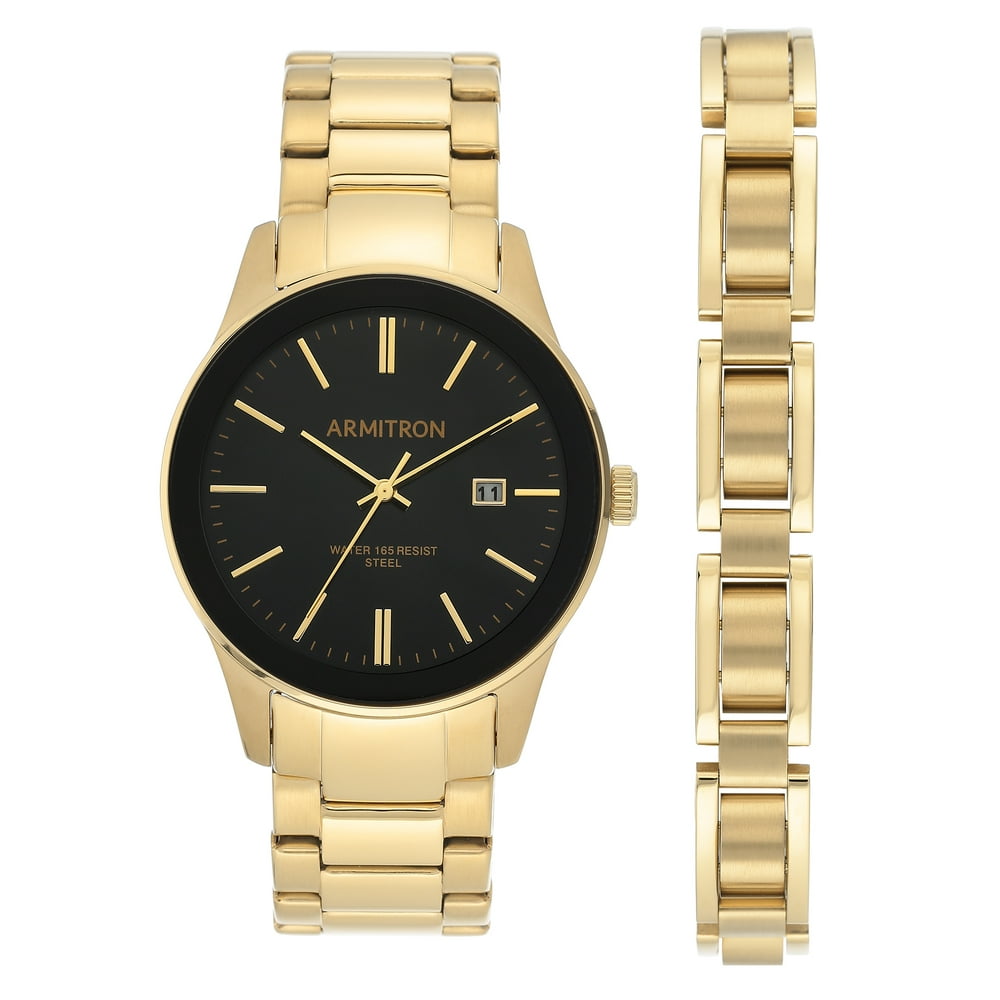 Armitron Armitron Men's 2pc. SilverTone Stainless Steel Watch and