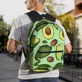 thumbnail image 6 of Pofeuu Avocado With Seeds Print Laptop Backpack Travel Canvas Backpack for School Lightweight and Comfortable Backpack College Backpack Schoolbag, 6 of 6