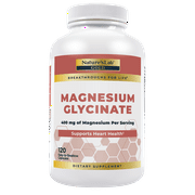 Natures Lab Gold Magnesium Glycinate 400mg - 120 Capsules (30 Day Supply) - Supports Cardiovascular Health, Muscle & Nerve Function*