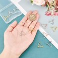thumbnail image 3 of 12Pcs 3 Colors Micro Pave Cubic Zirconia Ice Pick Pinch Bails Brass Snap on Bails Rhinestone Ice Pick Jewelry Clasps, 3 of 8