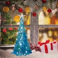 thumbnail image 4 of Azul Mar Cristal Árbol De Navidad Océano Azul Resina Árbol De Navidad Decoración Adornos Advancent HA042890-02, 4 of 6