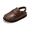 Brown, variant on Kids Cloudtech Clogs Boys Girls Unisex Slip-On Sandals Adjustable Buckle Indoor Outdoor Mules