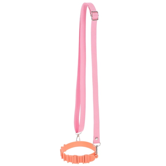 DEEPCRAFF Water Bottle Sling Handle Adjustable Handle Water Bottle Carrier Strap Silicone 1Pcs