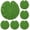 Green, variant on Miangastore 6Pcs Green Circular Simulation Lotus Leaves Floating Aquarium Plants For Stage Props