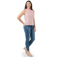 thumbnail image 2 of Lee Womens and Plus Smocked High-neck Tank Top, S-4X, 2 of 7