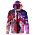 thumbnail image 6 of Unisex Harley Quinn Zip Up Hoodies 3D Printed Pullover Hooded Sweatshirt with Pocket for Mens Womens, 6 of 8
