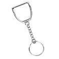 thumbnail image 2 of Keychain, Keychain Accessories Purse Charms Pendant With Key Ring For Backpack No Rust Stirrup Keychain Zinc Alloy  For Adult, 2 of 8