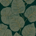 thumbnail image 2 of Aqua Luxor Leaf Tropical Wallpaper, 2 of 3