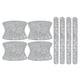 thumbnail image 1 of Etiquetas engomadas de la manija de la puerta del coche del diamante artificial, accesorios autos del coche de la etiqueta engomada del rasguño anti Blanco Zulema Película protectora de mango, 1 of 8
