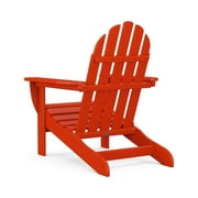 POLYWOOD Classic Outdoor Adirondack Chair in Sunset Red