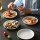 thumbnail image 5 of Juego de bandejas de plástico para servir de 4 | Platos de cena ligeros reutilizables y aptos para lavavajillas cuadrados de 5,91 pulgadas | Plástico blanco y negro de grado alimentario | Bandejas, 5 of 9