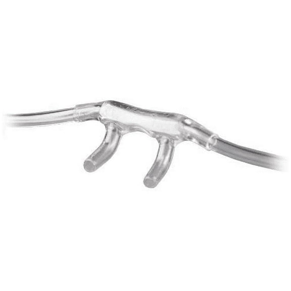 Adult Ultra Soft Oxygen Cannula, green tubing - 7 Ft ( #0556) pk 5