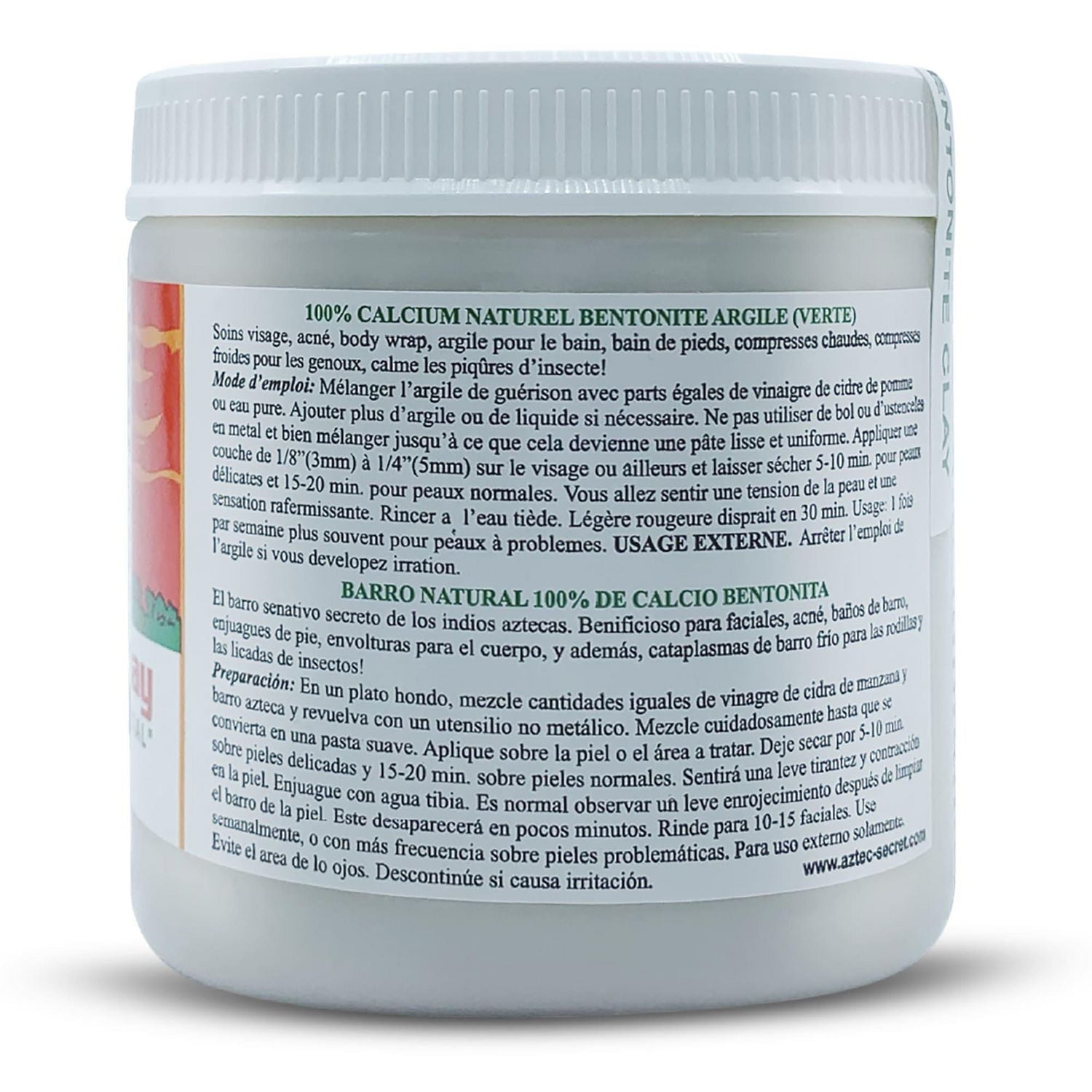 Argile de guérison indienne secrète Aztec 1lb Le soin du visage le plus puissant au monde !