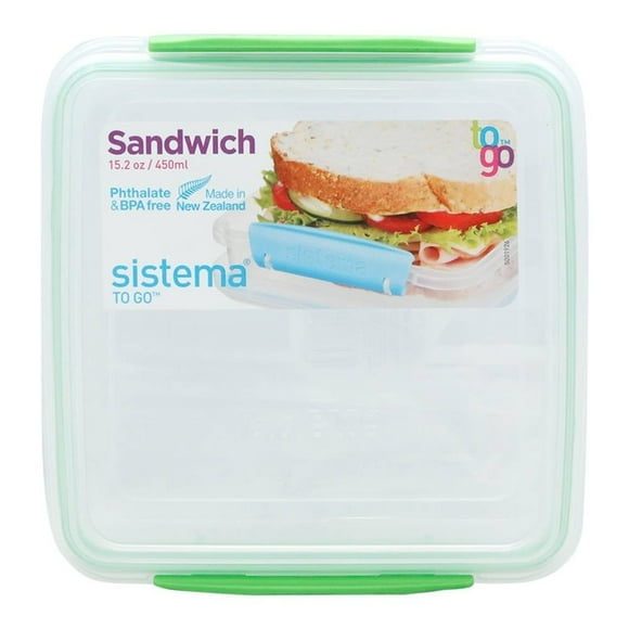 Contenedor Hermético Sistema To Go To Go para Sándwich Varios Colores 1 Pieza