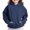 Navy, variant on Zecgelong Girls Fleece Hooded Sweatshirt Warm Thickened Pullover With Cuffed Sleeves For Toddler And Big Kids Casual Outerwear Black,Size 4-5 Years