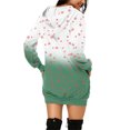 thumbnail image 2 of Chandail en Molleton de Noël pour Femmes, Veste de Mode à Capuche, Imprimé de Vacances, Chandail à Manches Longues, Chandail de Noël Mi-Long, Fermeture Chaude, Col Rond, Cardigan, 2 of 5