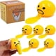 thumbnail image 1 of 6pcs Yellow Squishy Vomit Egg Squeeze Ball - Funny Puking Egg Yolk Goop Stress Relief Toy for Adults Kids, 1 of 5