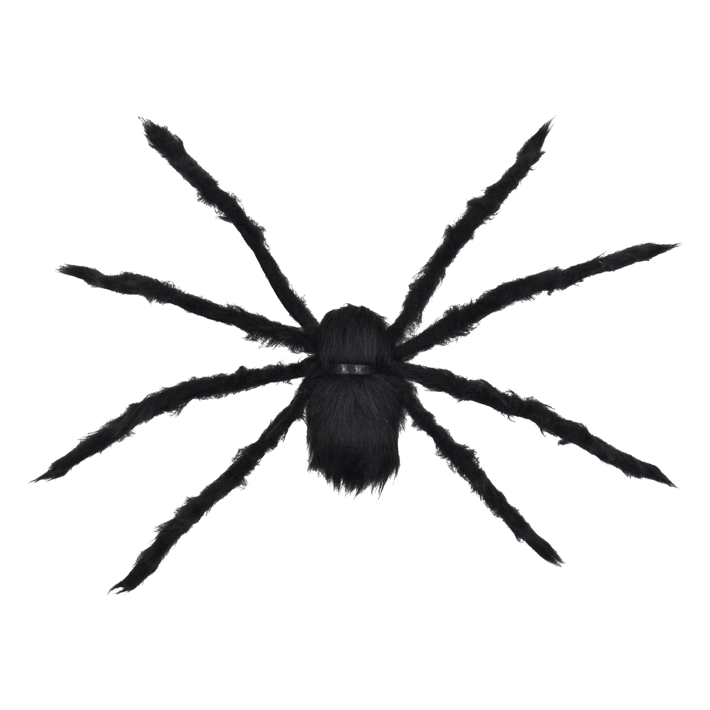 Giant Spider Web with Spider Decoration, Black, 8', Halloween by Way To Celebrate