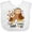 AA-White, variant on Inktastic My Oma Loves Me- Cute Owl Family Boys or Girls Baby Bib