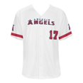 thumbnail image 1 of Jersey de uniforme de béisbol estadounidense 2024, cárdigan con botones para hombre, ropa de entrenamiento deportivo transpirable con estampado de manga corta, 1 of 5