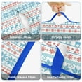 thumbnail image 6 of Blue and Red Christmas Pattern Toddler Nap Mats for Kids Preschool,50"x20" Sleeping Mat Bag or Kids,Toddler Sleeping Bag,Toddler Nap Mat or Daycare, 6 of 6