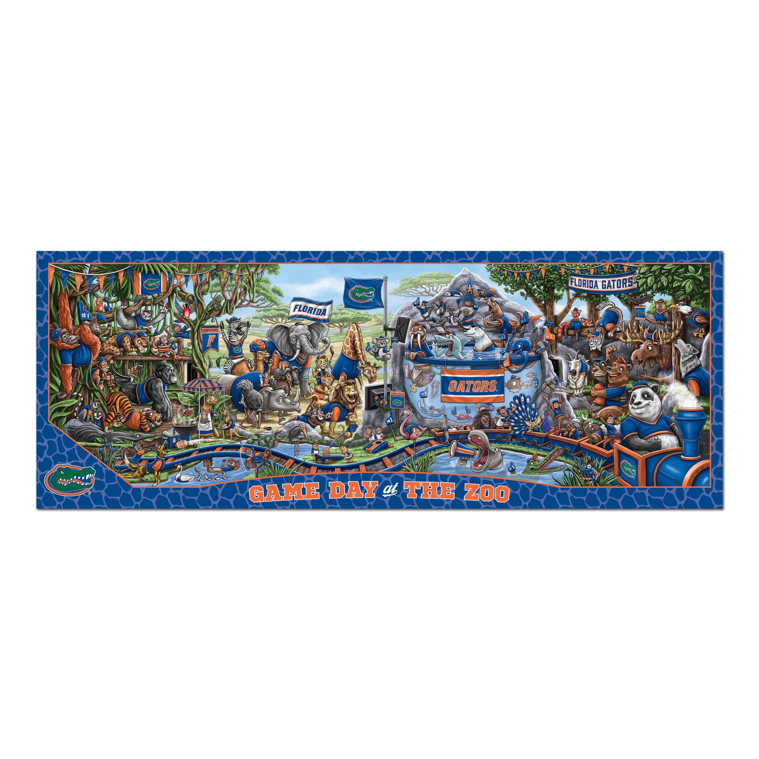 YouTheFan NCAA Florida Gators Game Day at the Zoo - 500 pc Puzzle