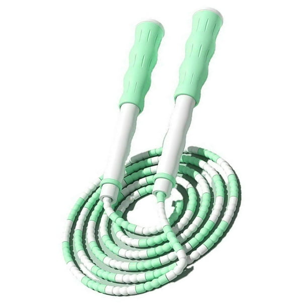 Cuerda para saltar, cuerda para saltar segmentada, cuerda para saltar desenredada ajustable, cuerda para saltar segmentada, funcionamiento suave Jadeshay A