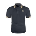 thumbnail image 2 of Breeze Polo Shirts for Men Stretchy Quick Dry Casual Short Sleeve Wearbreeze Collared Textured Polo Shirt, 2XL, 2 of 7