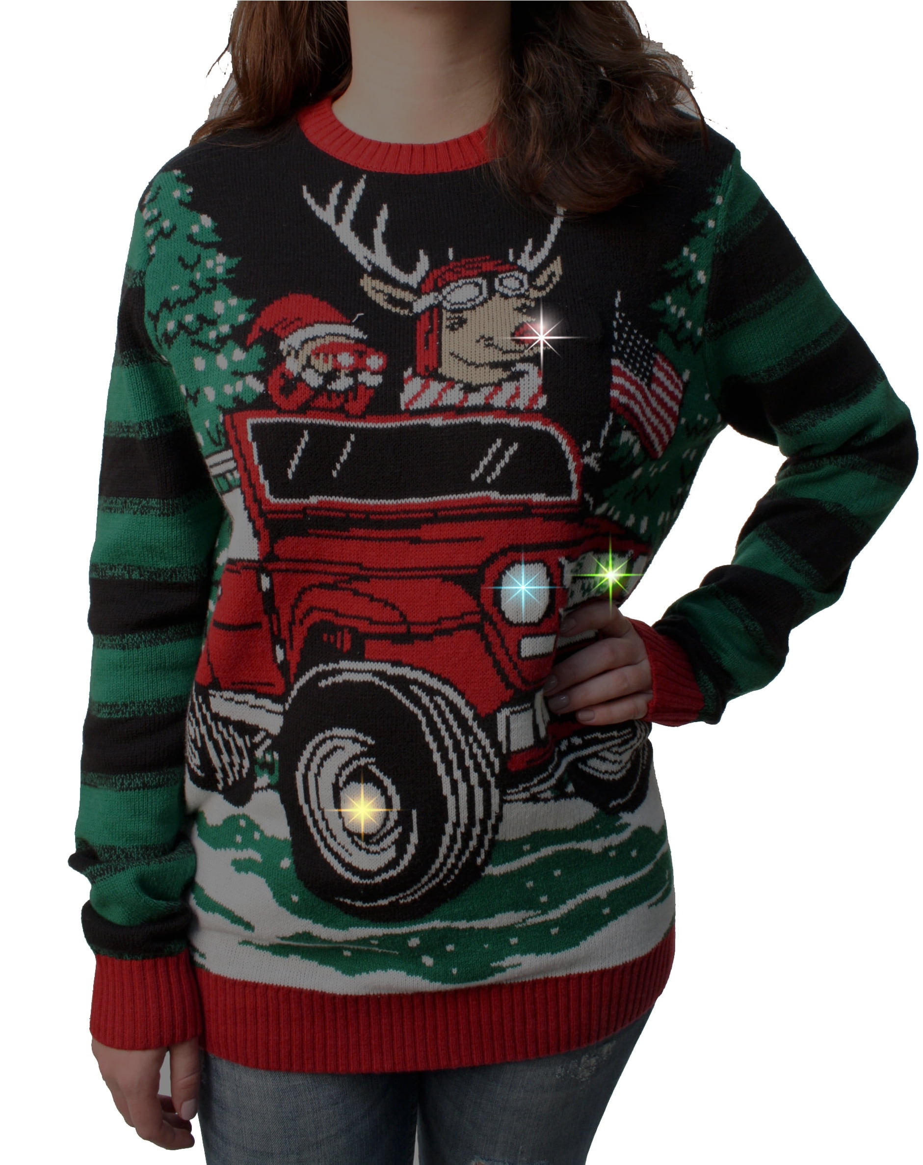jeep christmas sweater - In A Variety 
