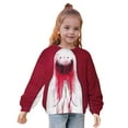 thumbnail image 5 of Mikilon Halloween Girls Tops Size 1-12 Kids Round Neck Long Sleeve Shirts Solid Color Graphic Casual Tops Fall and Winter Printed Cute Tops, 5 of 8