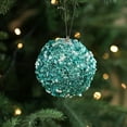 thumbnail image 7 of Christmas Tree Ball Ornaments 3.15 inch Glitter Sequin Foam Ornaments Hanging Decorations for Christmas Wedding Party Holiday Decor 2pc, 7 of 7
