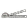 Baseline 360 degree clear plastic goniometer joint angle and range of motion measurer