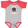 thumbnail image 3 of Inktastic Protected by a Dachshund Dog Boys or Girls Baby Bodysuit, 3 of 5