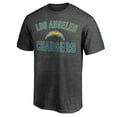 thumbnail image 2 of Men's Fanatics Heather Charcoal Los Angeles Chargers Victory Arch T-Shirt, 2 of 3