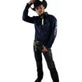 thumbnail image 1 of Camisa Ariat Bordado Tricolor Con Bandera Mex/usa En Espalda, 1 of 1