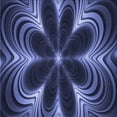 thumbnail image 1 of Ahgly Company Machine Washable Indoor Square Transitional Midnight Blue Area Rugs, 6' Square, 1 of 7